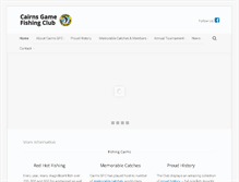 Tablet Screenshot of cairnsgfc.com